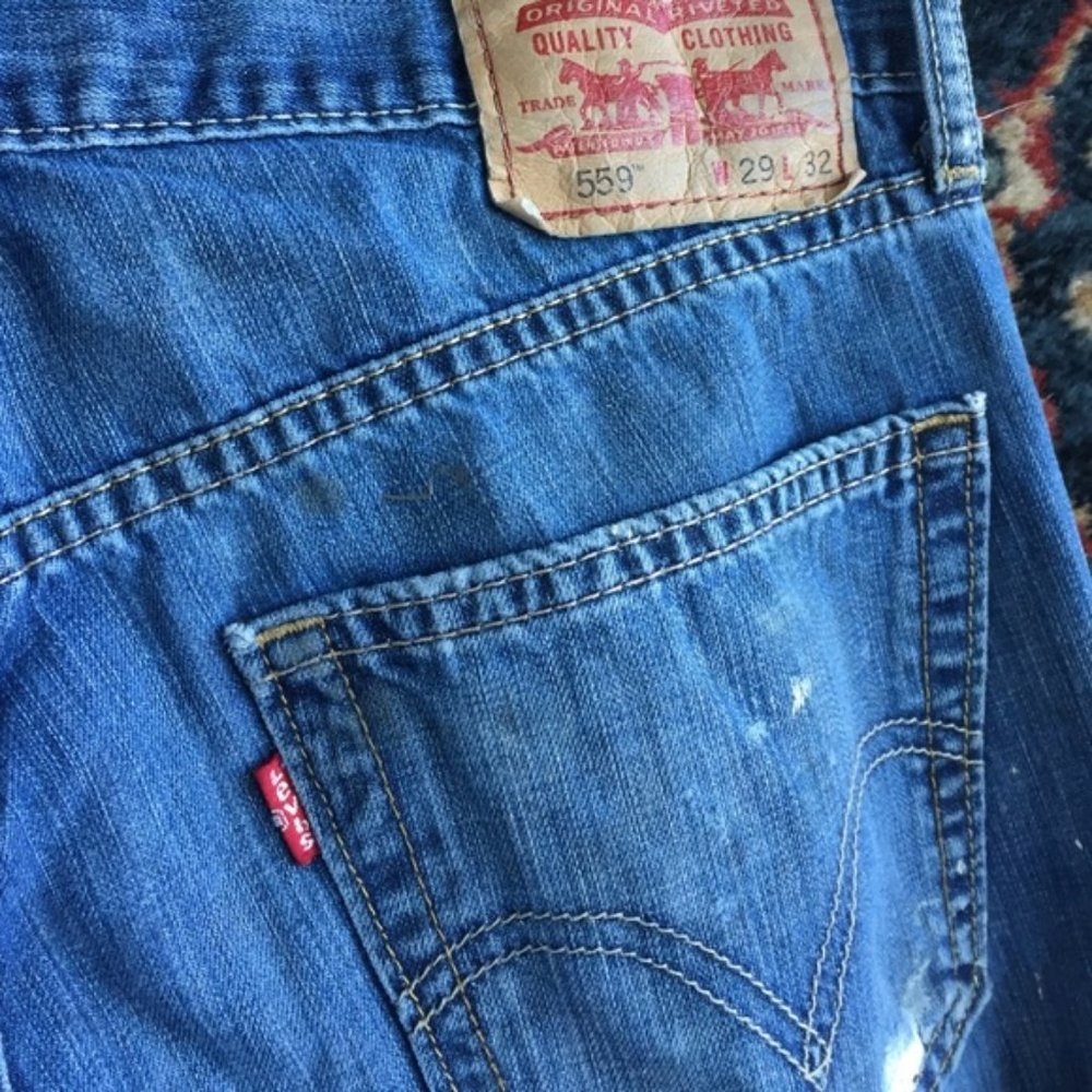 Levi's 559 Jeans Men's Paint Splatter - Picture 4 of 4